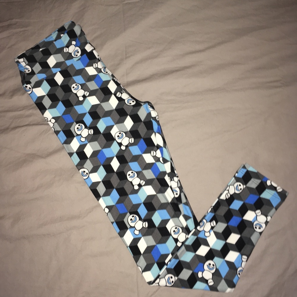 NWOT Disney Frozen LuLaRoe leggings w/ snowman